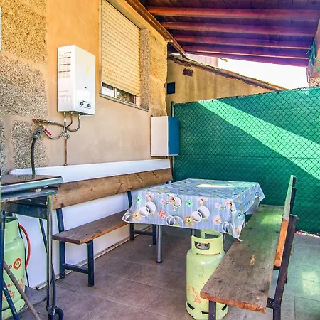 In A Peroxa With House A Panoramic View *